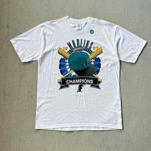 DEADSTOCK VINTAGE Florida Marlins 1997 National League Champions Shirt SZ- XL
